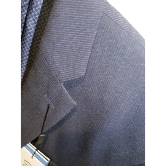 Van Heusen Men's Cool Flex Slim Fit Jacket, Navy, 38 Reg - Picture 3 of 3